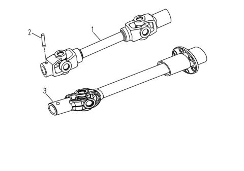 FRONT AND REAR KNUCKLE ASSY (T3 EFI) (FOR 4WD)