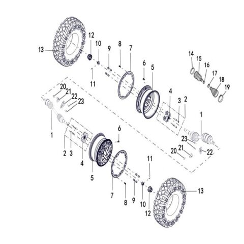 WHEEL FRONT (ABS)