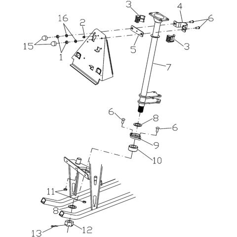 STEERING COLUMN (T3 EFI)