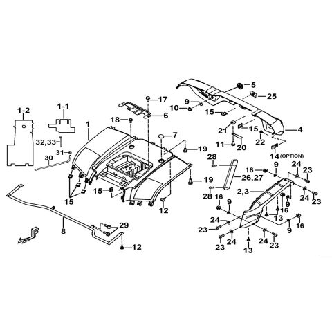 REAR BODY COVER