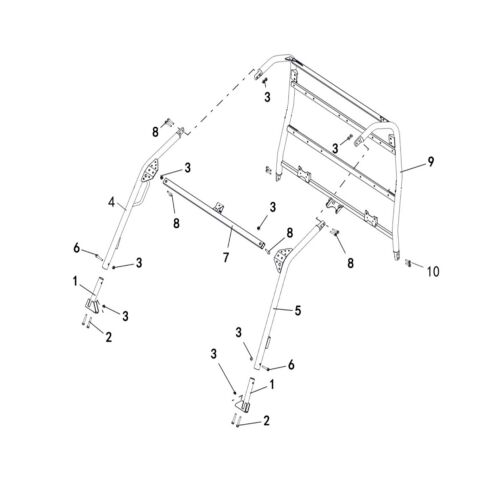 Frame Roof (Bench seat without homologation)