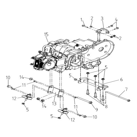 ENGINE ASSY (T3 EFI)