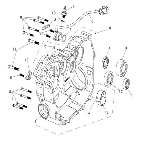 RIGHT CRANKCASE