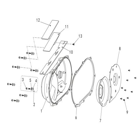 CVT COVER (MATCH EURO 4 CATALYST)