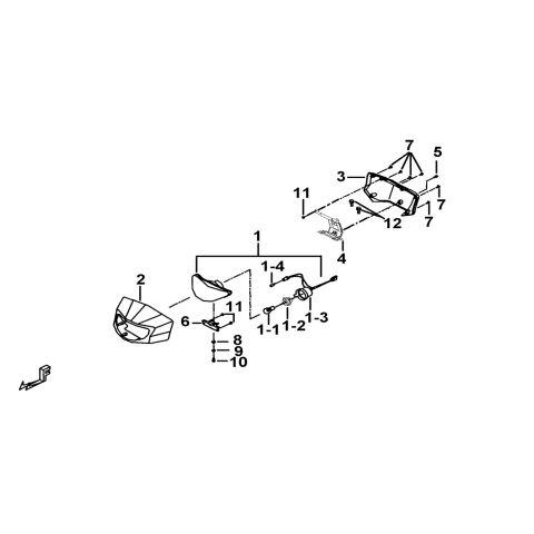 HEAD LAMP ASSY. #3(OPTION)