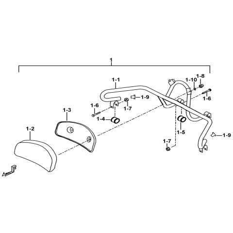 ARM REST SEAT BACK CUSHION