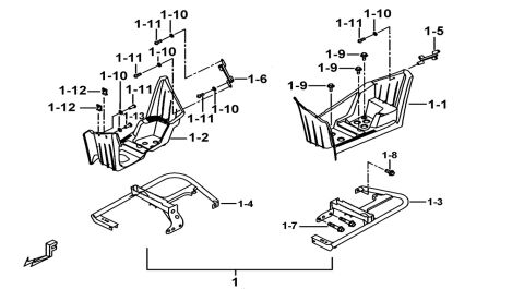 FOOT BOARD COMPLETE(OPTION)