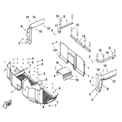 FENDER (FOR LH100DU)