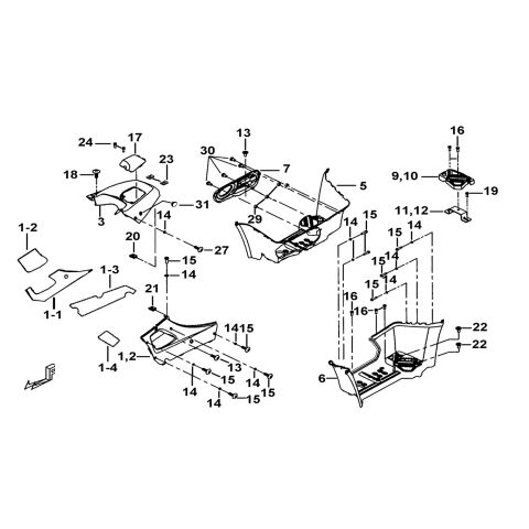 FOOT BOARD
