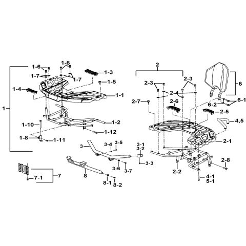 CARRIER(PLASTIC)、BUMPER (OPTION)
