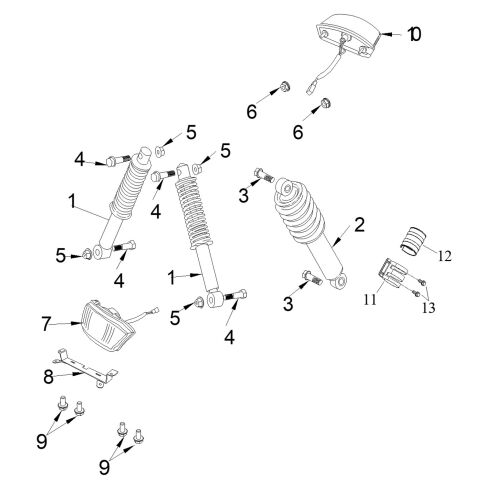 Shock Absorber, Lamp