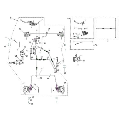 BRAKING SYSTEM (ABS T3b, 27' or 28' tyre)