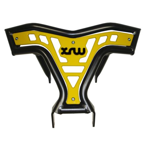 XRW FRONT BUMPER X16 - SUZUKI LTR 450 BLACK YELLOW PHD