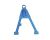 BLUE UPPER WELD ARM FR (Item nr. 3-5)