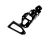 BRAKE PEDAL MOUNTING BASE BLACK PAINT (Item nr. 34)