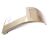 REAR LEFT TRIM COVER 1 (SAND) (PAINTING) (Item nr. 3)